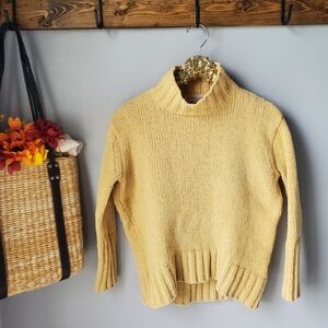 Philosophy Golden Yellow Mockneck Sweater XS